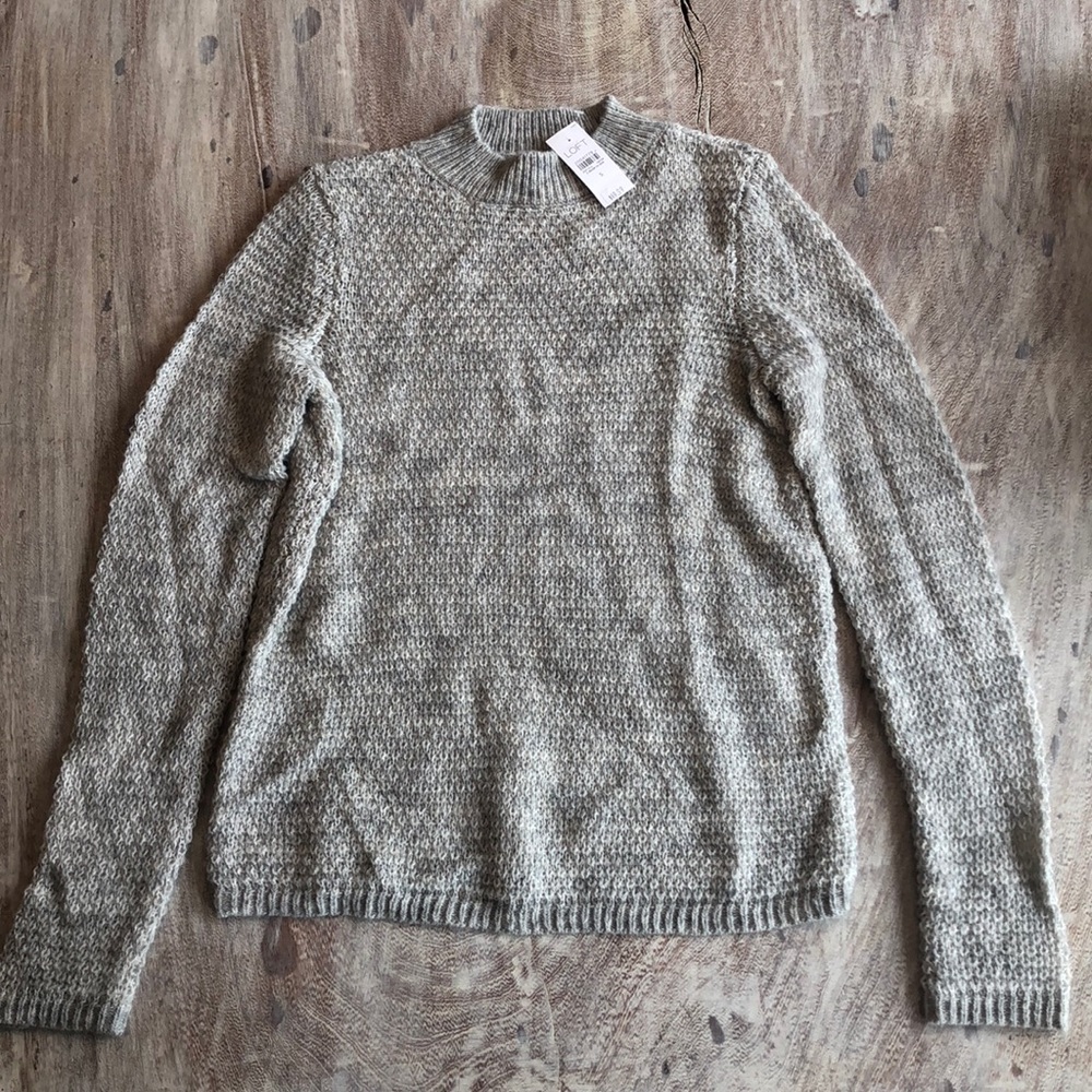 New Ann Taylor Loft light Grey Sweater